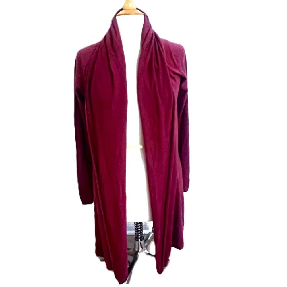 Olivaceous NWT Duster Cardigan Open Front Sweater Small Cashmere Blend Y2K Soft!